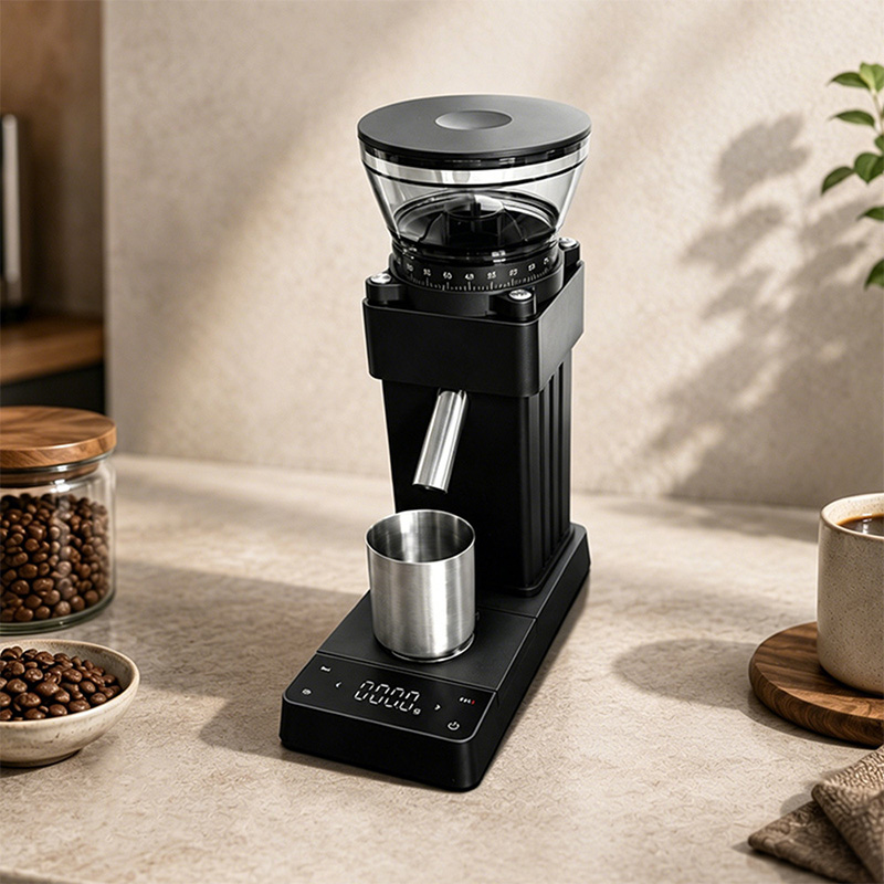 Coffee Grinder with Scale, 60  - огляд і ціна Coffee Grinder Burr Flat