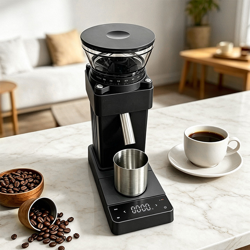 Coffee Grinder with Scale, 60  - огляд і ціна Coffee Grinder Burr Flat