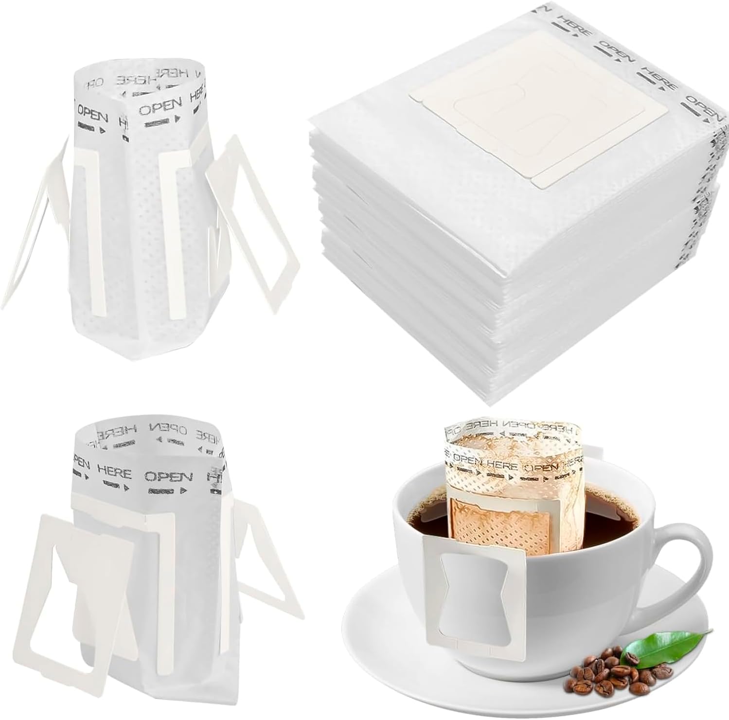 1-8Bags  Disposable Thickened  - огляд і ціна Coffee Equipment Travel Bag