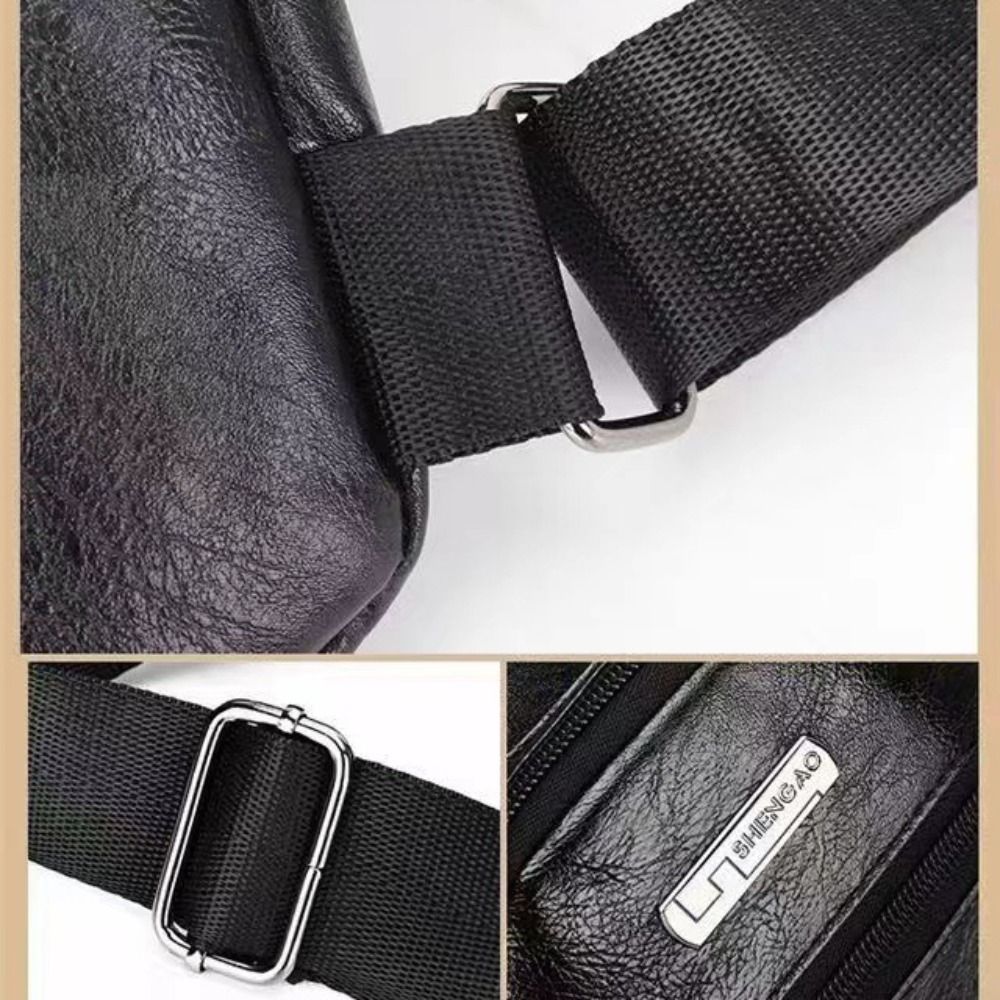 Casual PU Leather Men Messenge - огляд і ціна Coffee Equipment Travel Bag