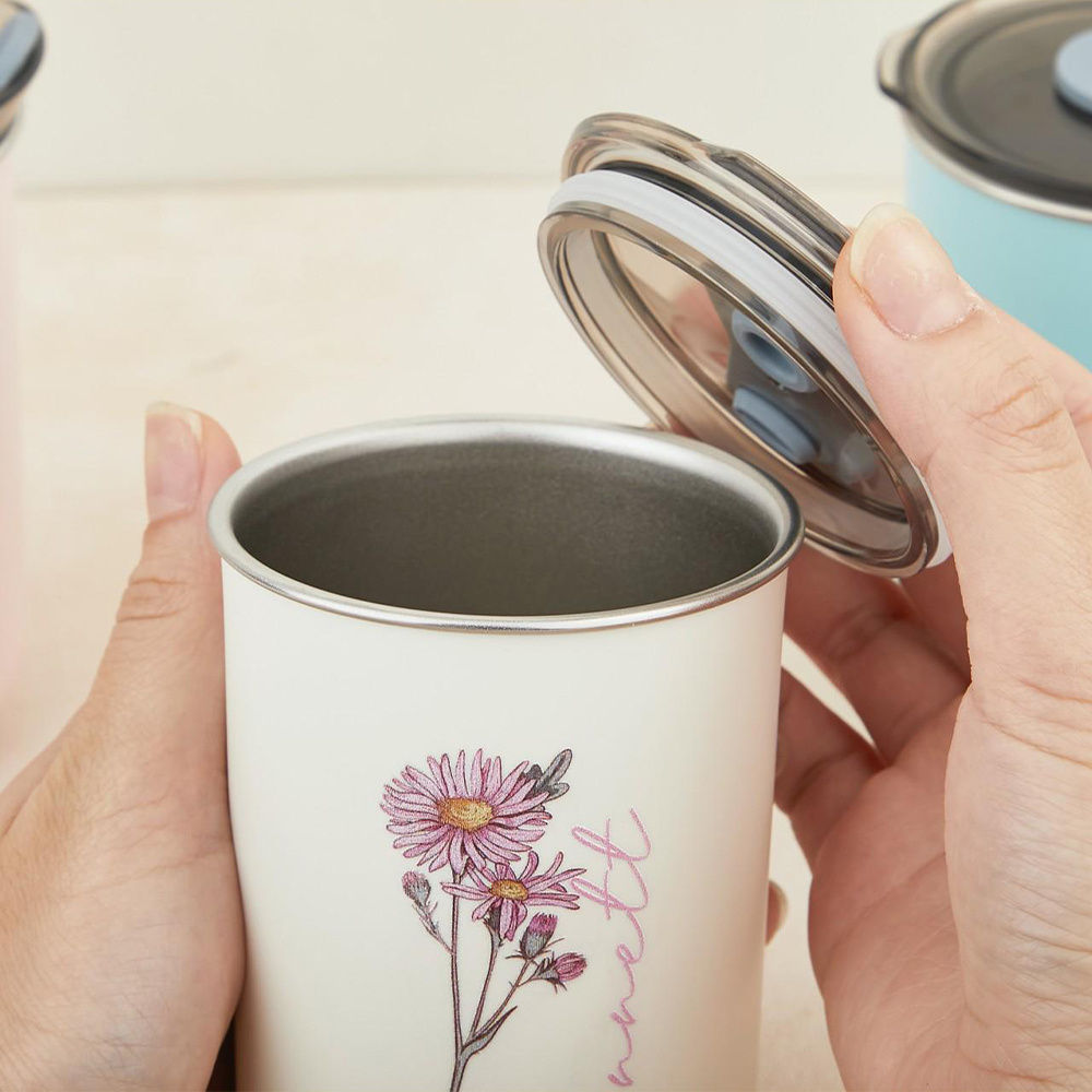 Custom Birth Flower Stainless  - огляд і ціна Coffee Equipment Gift