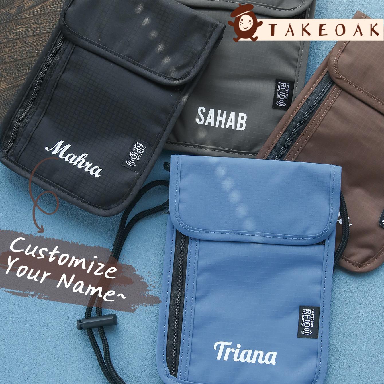 Custom Name RFID Blocking Neck - огляд і ціна Coffee Equipment Travel Bag